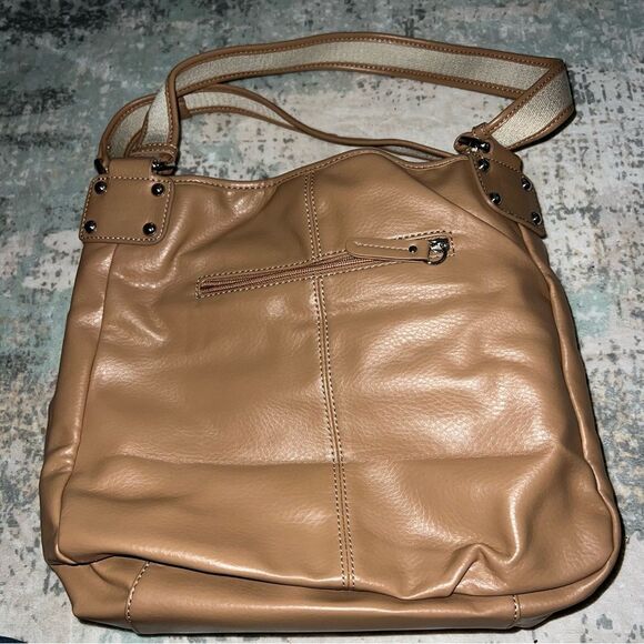 Tyler Rowan Tan Leather Shoulder Bag - Picture 8 of 8